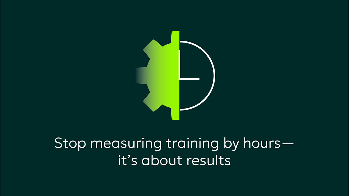 Stop measuring training by hours-It's about results