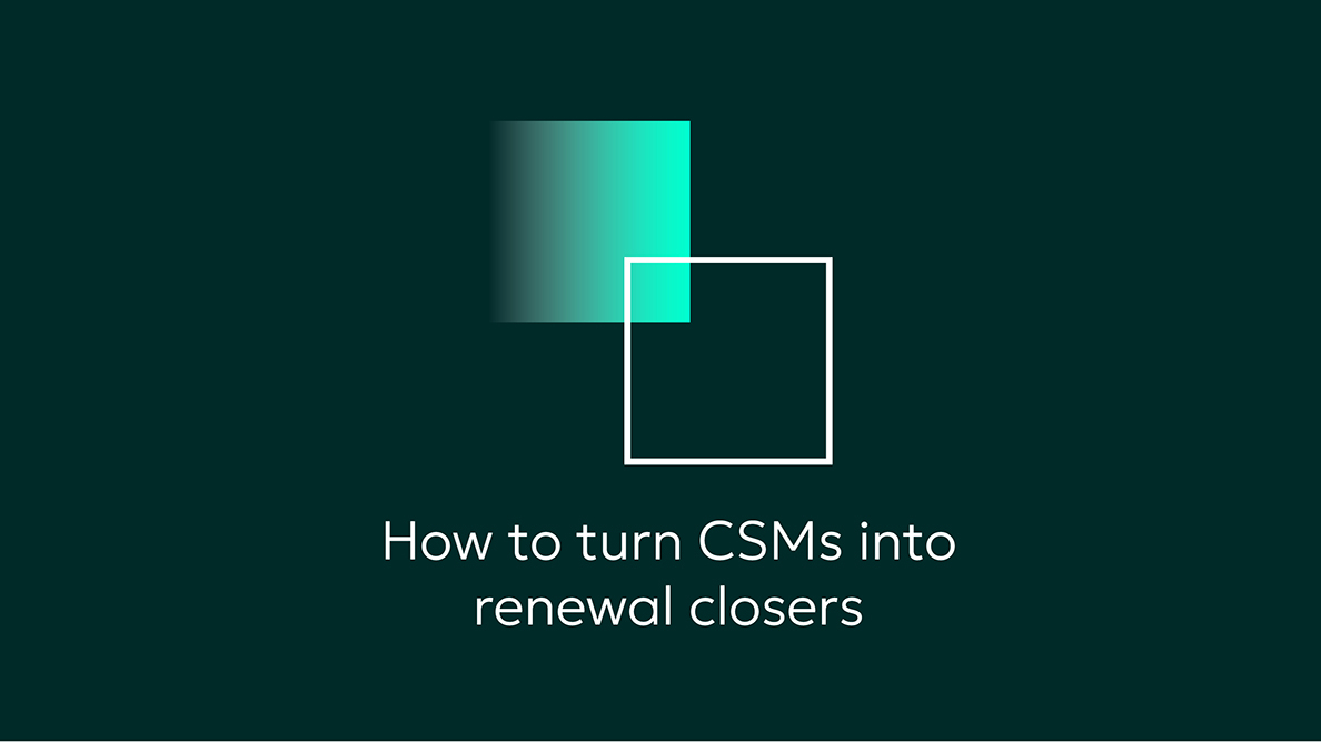Succeeding with SaaS renewals by mastering critical customer conversations