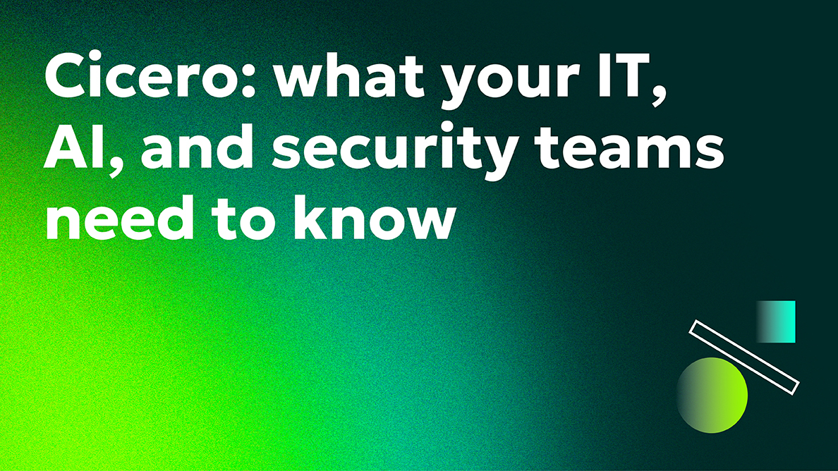 Cicero IT security FAQ – Your questions answered