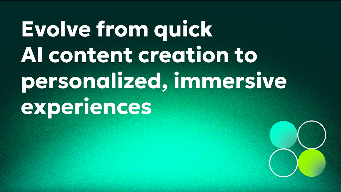 AI-driven learning: transforming content with immersive, adaptive experiences (on-demand webinar)